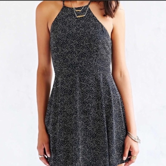 Urban Outfitters Black & White Polka Dot Dress SM - Picture 2 of 10